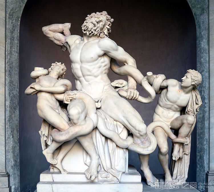 点击打开原图 Laocoon Line Art