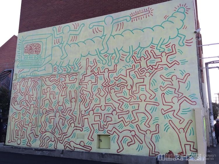 点击打开原图 Keith Haring Mural