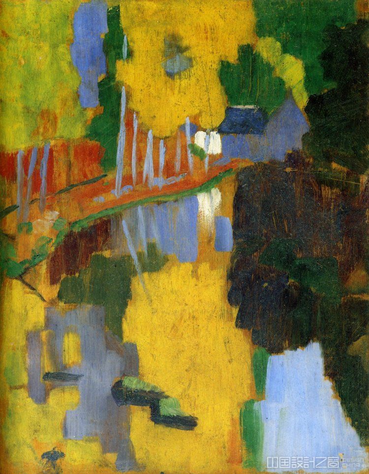 点击打开原图 The Talisman by Paul Sérusier