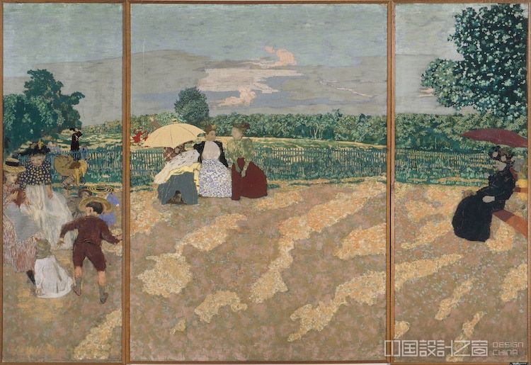 点击打开原图 Public Gardens by Édouard Vuillard